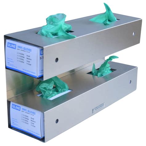 single stainless steel glove box holder|4 box glove holder.